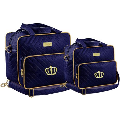 Kit Bolsa Maternidade Plike Baby Azul Marinho DR2 Menor preço em Kit Bolsa Maternidade Plike Baby Azul Marinho DR2