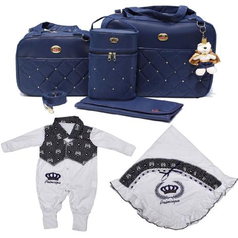 Kit Bolsa Maternidade Realeza 4 peças Com a Saída De Maternidade - Gaby mundo infantil Menor preço em Kit Bolsa Maternidade Realeza 4 peças Com a Saída De Maternidade - Gaby mundo infantil