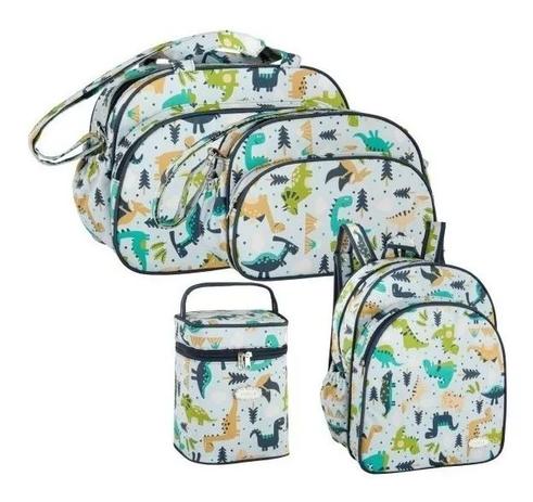 Kit Bolsa Mochila Maternidade Bebe Dinossauro Espera Feliz Mochila Materninade Magazine Luiza