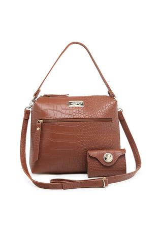 Kit Bolsa Saco Alça de Mão + Transversal Removível + Carteira Willibags Menor preço em Kit Bolsa Saco Alça de Mão + Transversal Removível + Carteira Willibags