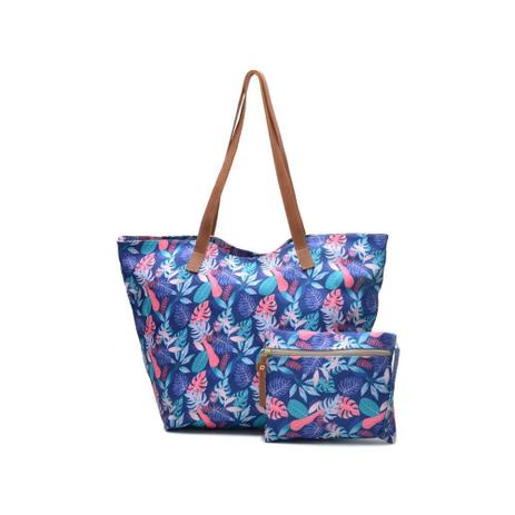 Kit Bolsa Sacola Grande + 1 Necessaire Zíper Casual Leve - Cla Cle Menor preço em Kit Bolsa Sacola Grande + 1 Necessaire Zíper Casual Leve - Cla Cle