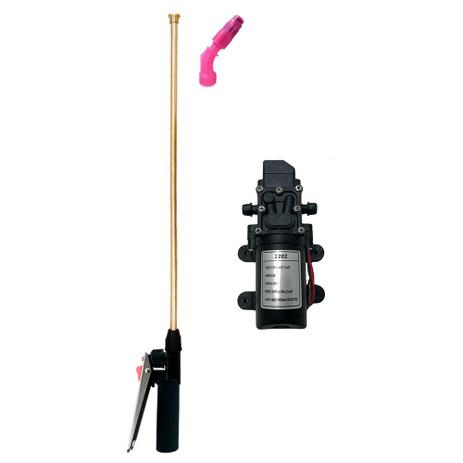 Kit Bomba 100 PSI LDC + Lança Pulverização com Gatilho, Bico Cônico Regulável - Loja do campo Menor preço em Kit Bomba 100 PSI LDC + Lança Pulverização com Gatilho, Bico Cônico Regulável - Loja do campo