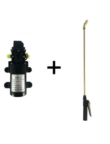 Kit Bomba 80 PSI + Lança Pulverização com Gatilho, Bico Cônico Regulável Metal - Superagri Menor preço em Kit Bomba 80 PSI + Lança Pulverização com Gatilho, Bico Cônico Regulável Metal - Superagri