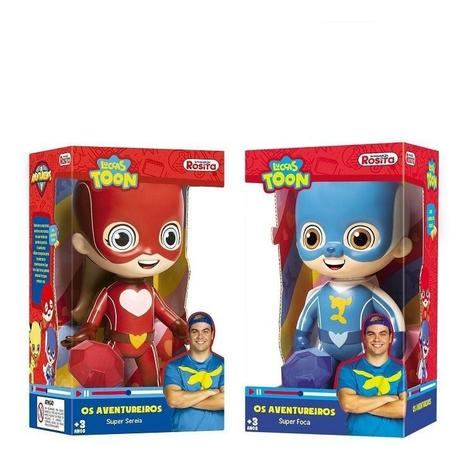 Kit Bonecos Aventureiros Super Foca E Sereia Original Rosita Menor preço em Kit Bonecos Aventureiros Super Foca E Sereia Original Rosita