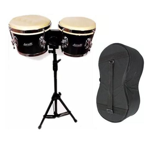 Kit Bongô De Madeira 7 X 8 Tb011 Torelli Com Pedestal E Capa Menor preço em Kit Bongô De Madeira 7 X 8 Tb011 Torelli Com Pedestal E Capa