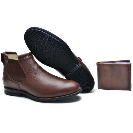 bota cano baixo masculino