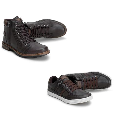 Kit Bota Coturno e Sapatênis Masculino Casual Zíper Dia Dia - Pedway calçados é ruim? Kit Bota Coturno e Sapatênis Masculino Casual Zíper Dia Dia - Pedway calçados é boa?