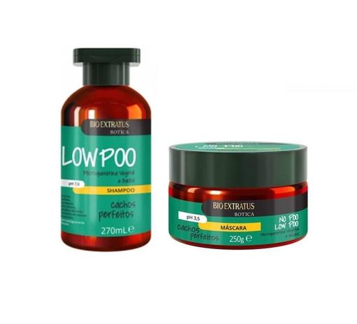Kit Botica cachos Shampoo 270ml + Máscara 250g - Bio extratus Menor preço em Kit Botica cachos Shampoo 270ml + Máscara 250g - Bio extratus