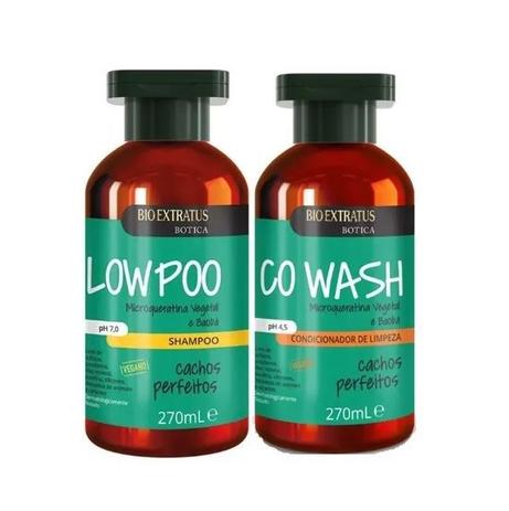 Kit Botica Cachos Shampoo + Condicionador 270ml - Bio Extratus Menor preço em Kit Botica Cachos Shampoo + Condicionador 270ml - Bio Extratus