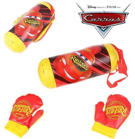 Kit Boxe Infantil com Luvas e Saco de Pancadas Carros - Etitoys Menor preço em Kit Boxe Infantil com Luvas e Saco de Pancadas Carros - Etitoys