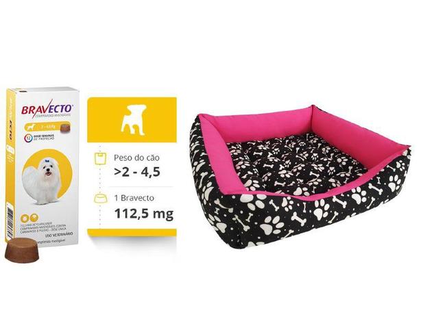 kit Bravecto De 2 A 4,5kg + Caminha - msd Menor preço em kit Bravecto De 2 A 4,5kg + Caminha - msd