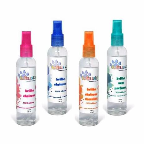 Kit Brilho Cheiroso Tchuska 100% Silicone C/ 4 Unidades Menor preço em Kit Brilho Cheiroso Tchuska 100% Silicone C/ 4 Unidades