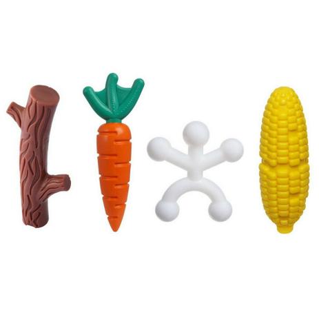 Kit Brinquedo Buddy Toys Graveto, Cenoura, Boneco e Milho Nylon Menor preço em Kit Brinquedo Buddy Toys Graveto, Cenoura, Boneco e Milho Nylon