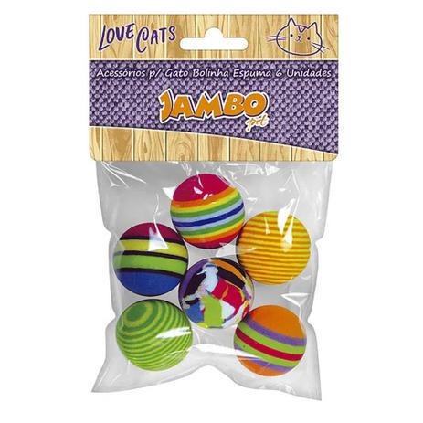Kit Brinquedo de Bolinhas para gatos - Jambo Menor preço em Kit Brinquedo de Bolinhas para gatos - Jambo