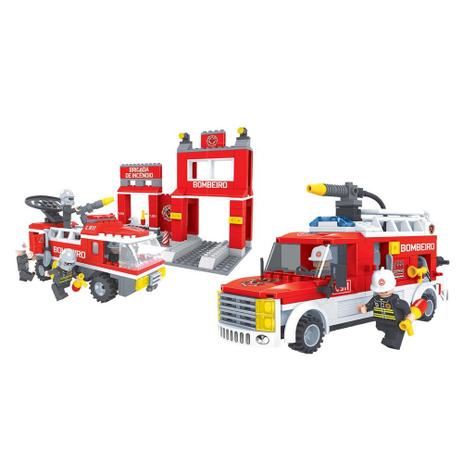 Kit Brinquedo De Bombeiro P/ Montar - Playcis Menor preço em Kit Brinquedo De Bombeiro P/ Montar - Playcis