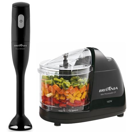 Kit Britânia Mini Processador + Mixer Menor preço em Kit Britânia Mini Processador + Mixer