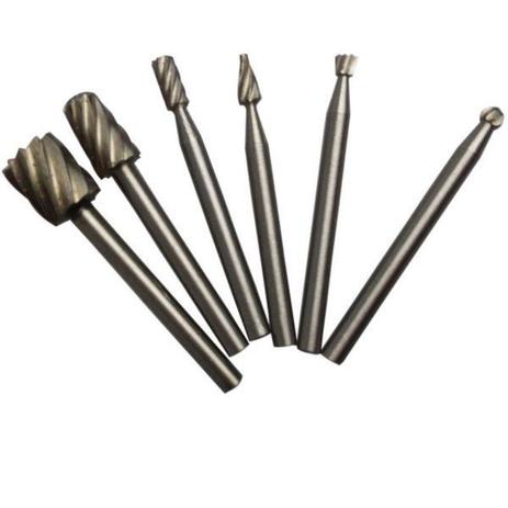 Kit Brocas Aço HSS Multifuncional 6Pçs Fresas Corte Gravura Escultura Micro Retífica Ferramenta Rotativa - Outros Menor preço em Kit Brocas Aço HSS Multifuncional 6Pçs Fresas Corte Gravura Escultura Micro Retífica Ferramenta Rotativa - Outros