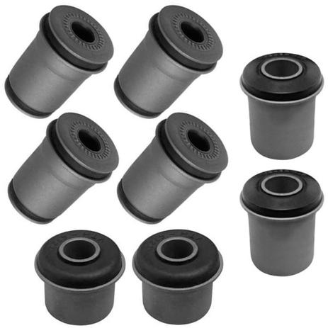 Kit bucha superior e inferior da bandeja dianteira - hilux sr5 1999 a 2001 - kit00187 - AXIOS Menor preço em Kit bucha superior e inferior da bandeja dianteira - hilux sr5 1999 a 2001 - kit00187 - AXIOS