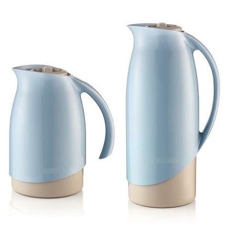 Kit Bule 700ML e Garrafa Termica 1L Plastico Celebrar AZUL Antigo Sanremo Menor preço em Kit Bule 700ML e Garrafa Termica 1L Plastico Celebrar AZUL Antigo Sanremo