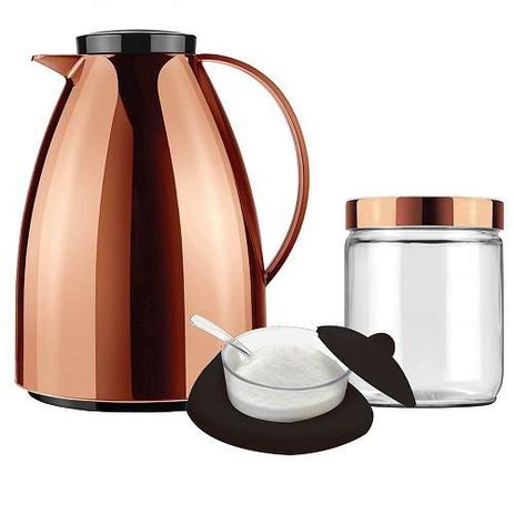 Kit Bule Viena 750ML Cobre Rose Metalizado Invicta 101997121846 Menor preço em Kit Bule Viena 750ML Cobre Rose Metalizado Invicta 101997121846
