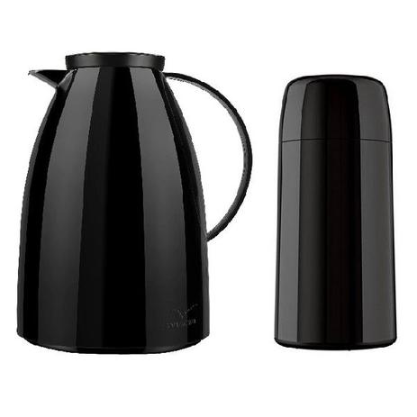 Kit Bule Viena 750ML + Garrafa Mini 250ML Preto Invicta Menor preço em Kit Bule Viena 750ML + Garrafa Mini 250ML Preto Invicta