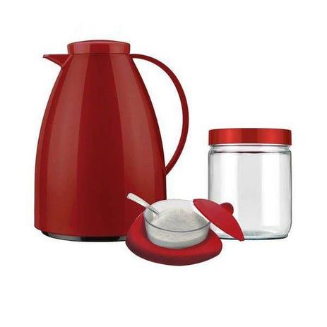 Kit Bule Viena 750ML Vermelho Velvet Invicta 101997121808 Menor preço em Kit Bule Viena 750ML Vermelho Velvet Invicta 101997121808