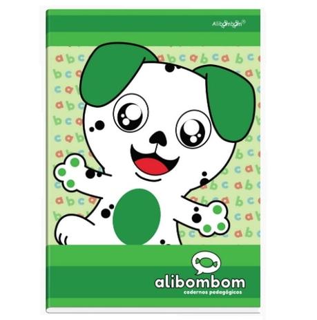 Kit c/ 10 Cadernos Ali Bom Bom Brochura 60 fls Verde - 44352 - pmaxima cadernos/p Menor preço em Kit c/ 10 Cadernos Ali Bom Bom Brochura 60 fls Verde - 44352 - pmaxima cadernos/p
