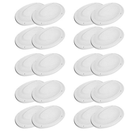 Kit c/10 - Par de Telas Classic Para Alto Falantes 6x9” Fiamon Branca Menor preço em Kit c/10 - Par de Telas Classic Para Alto Falantes 6x9” Fiamon Branca