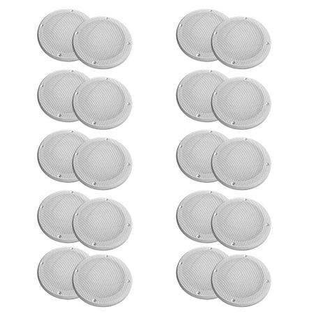 Kit c/10 - Par de Telas Para Alto Falante de 6” Fiamon Classic Branca Menor preço em Kit c/10 - Par de Telas Para Alto Falante de 6” Fiamon Classic Branca