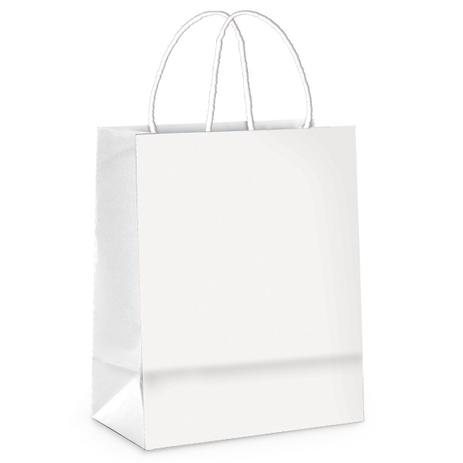 Kit c/ 10 Sacola de Papel M Branco 26x19,5x9,5 - 129592 - Wheaton Menor preço em Kit c/ 10 Sacola de Papel M Branco 26x19,5x9,5 - 129592 - Wheaton