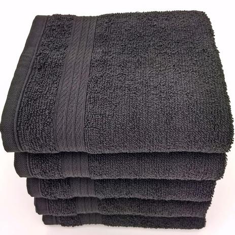 Kit C/ 10 Toalhas De Rosto Preta Para Salão De Beleza Profissional - 48x75 cm - LMpeter - Tecelagem lm peter Menor preço em Kit C/ 10 Toalhas De Rosto Preta Para Salão De Beleza Profissional - 48x75 cm - LMpeter - Tecelagem lm peter