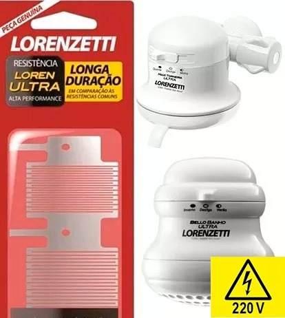 Kit C/ 10 Un. Resistencia Torneira e Duchas Bello / Maxi / Relax 220v 5.500w - Lorenzetti Menor preço em Kit C/ 10 Un. Resistencia Torneira e Duchas Bello / Maxi / Relax 220v 5.500w - Lorenzetti