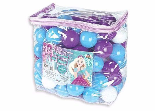 Kit c/ 100 bolinhas pacote - azul/brca/roxa - Braskit Menor preço em Kit c/ 100 bolinhas pacote - azul/brca/roxa - Braskit