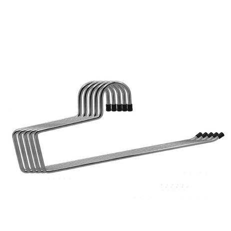 Kit C/ 15 Peças - Cabide Para Calça - Em Aço Cromado - Duler Menor preço em Kit C/ 15 Peças - Cabide Para Calça - Em Aço Cromado - Duler