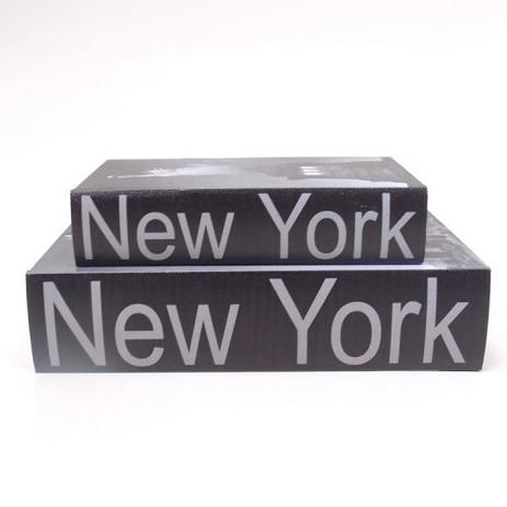 Kit C/ 2 Caixas Ny - Maisaz Menor preço em Kit C/ 2 Caixas Ny - Maisaz