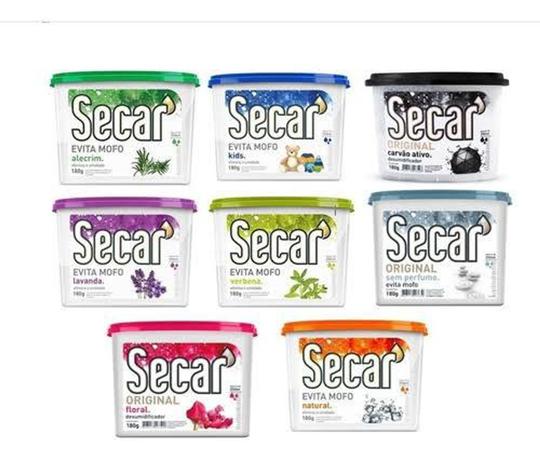 Kit C/ 24 Unid. Desumidificador Antimofo CARVÃO ATIVO - Secar - 180g - SOIN Menor preço em Kit C/ 24 Unid. Desumidificador Antimofo CARVÃO ATIVO - Secar - 180g - SOIN