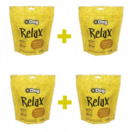 Kit c/ 4 Biscoitos Mais Dog Relax 150g Menor preço em Kit c/ 4 Biscoitos Mais Dog Relax 150g