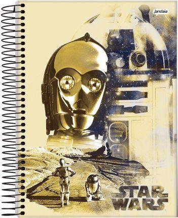 Kit c/ 4 Caderno Star Wars Espiral Capa Dura 96 Fls - 117647 - Jandaia Menor preço em Kit c/ 4 Caderno Star Wars Espiral Capa Dura 96 Fls - 117647 - Jandaia