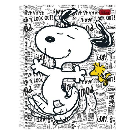 Kit c/ 4 Cadernos Snoopy Espiral 96 fls 27,5x21cm - 135218 - ptilibra/p é boa?