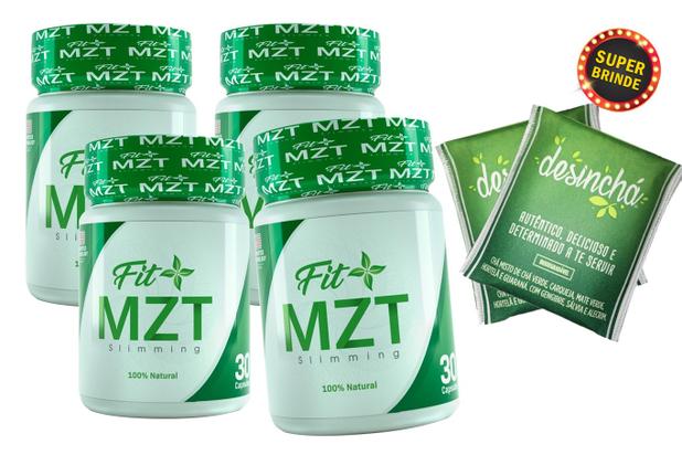 KIT C/ 4 FIT+ MZT Slimming 30 Cápsulas + Brinde 2 Desinchá - Pandora é boa?