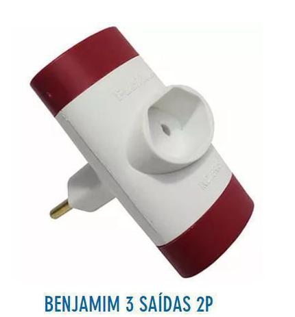Kit c/ 5 Benjamin 2 Pinos 3 Saídas Color 127v - 105463 - Celuz / plastimar Menor preço em Kit c/ 5 Benjamin 2 Pinos 3 Saídas Color 127v - 105463 - Celuz / plastimar