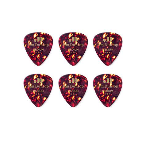 KIT C/ 6 Palhetas Dunlop Tortoise Medium 483R05MD - PL0086 Menor preço em KIT C/ 6 Palhetas Dunlop Tortoise Medium 483R05MD - PL0086