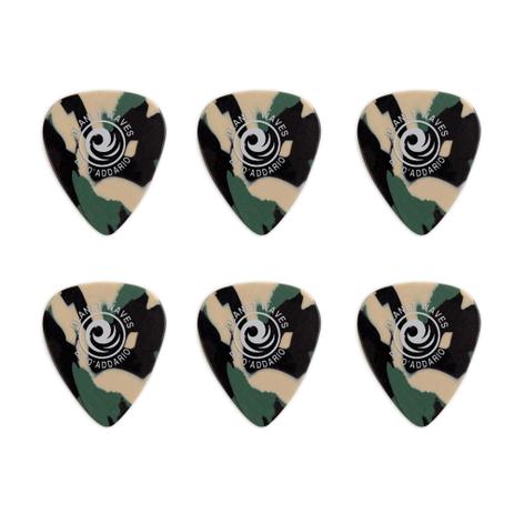 KIT C/ 6 Palhetas Planet Waves HVY 1CCF6 Camuflada 1,00 mm - PL0073 Menor preço em KIT C/ 6 Palhetas Planet Waves HVY 1CCF6 Camuflada 1,00 mm - PL0073