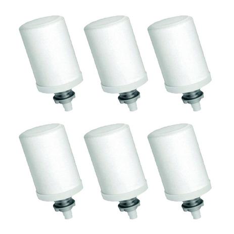 Kit C/ 6 Vela Cerâmica Com Carvão Ativado Para Bebedouro De Barro - Acquamar Menor preço em Kit C/ 6 Vela Cerâmica Com Carvão Ativado Para Bebedouro De Barro - Acquamar