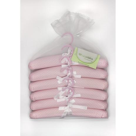 Kit Cabide Poá Rosa - Cuca criativa Menor preço em Kit Cabide Poá Rosa - Cuca criativa
