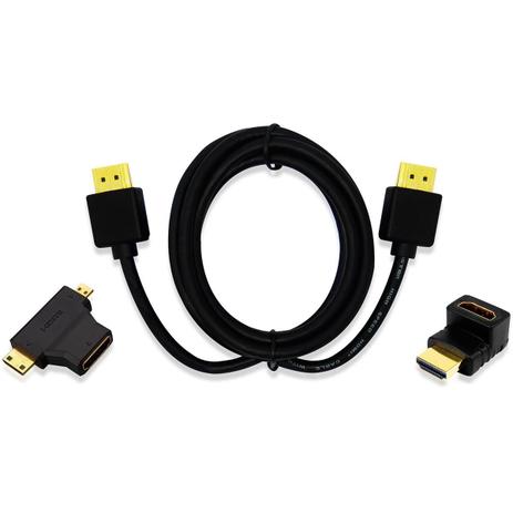 Kit Cabo Hdmi Adaptador T + L E Micro Hdmi Wi289 Multilaser Menor preço em Kit Cabo Hdmi Adaptador T + L E Micro Hdmi Wi289 Multilaser