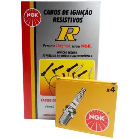 Kit cabos + velas ngk vw saveiro 1.3 1.6 gasolina todos - Kit - cabos + velas (ngk) Menor preço em Kit cabos + velas ngk vw saveiro 1.3 1.6 gasolina todos - Kit - cabos + velas (ngk)