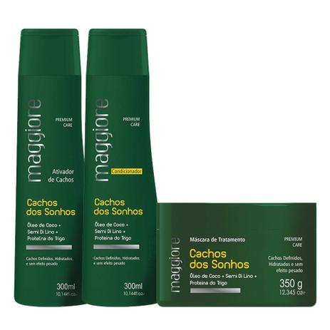 Kit Cachos dos Sonhos Maggiore - Shampoo, Condicionador e Máscara é ruim? Kit Cachos dos Sonhos Maggiore - Shampoo, Condicionador e Máscara é boa?