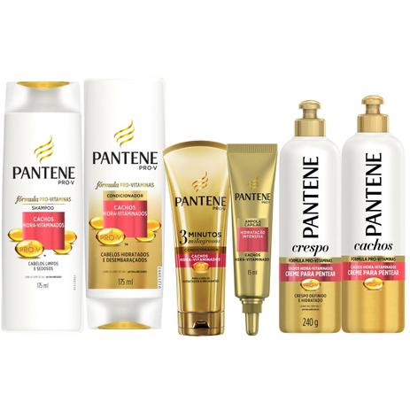 Kit Cachos Hidra-Vitaminados - Pantene Menor preço em Kit Cachos Hidra-Vitaminados - Pantene