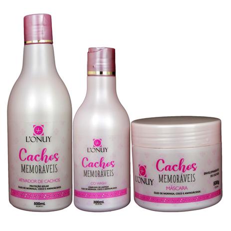 kit Cachos Memoráveis Lonuy Hidratação para Cabelos Cacheados - Lonuy kosmetic é boa?